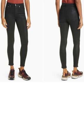 Rag & Bone 'Nina' High Rise Skinny Black Jeans size 31 NWOT